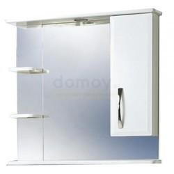 Зеркало-шкаф с полками Акваль Эмили 71.4x74, с подсветкой
