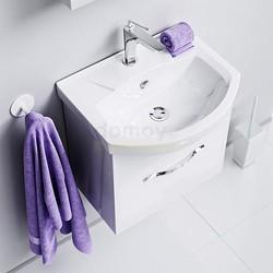 Тумба с умывальником Aqwella Аллегро 66, подвесная, с одним ящиком