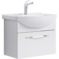 Тумба с умывальником Aqwella Аллегро 66, подвесная, с одним ящиком
