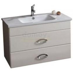 Тумба для умывальника Cezares Orchidea 90, подвесная, белый глянец