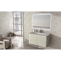 Тумба для умывальника Cezares Liverpool 94, подвесная, белый глянец