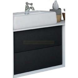 Тумба для умывальника Cezares Bellagio 70, подвесная, графит