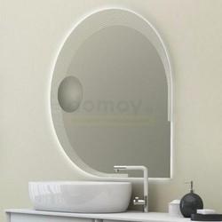 Зеркало Cezares 45012 90x90 с увеличительным зеркалом, с подсветкой