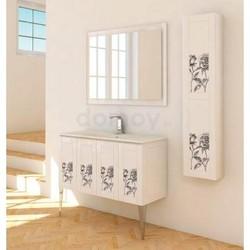 Зеркало Cezares 45009 120x80 с подсветкой, белый глянец