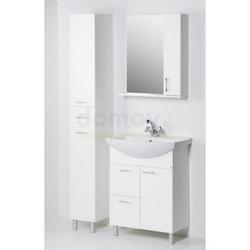 Зеркало-шкаф с полкой АВН Эко+ 50x70, правый, белый матовый 3