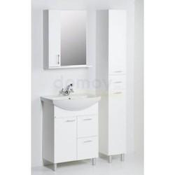Зеркало-шкаф с полкой АВН Эко+ 60x72, левый, белый матовый 3