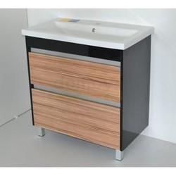 Тумба для умывальника АВН Домино 60, Como, эбони/черный 106