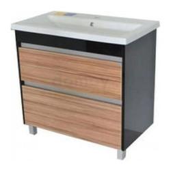 Тумба для умывальника АВН Домино 60, Como, эбони/черный 106