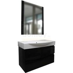 Тумба для умывальника АВН Фиджи 85, подвесная, черный 9