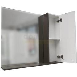 Зеркало-шкаф с полкой АВН Манчестер 85x72, правый, бежево-серый 4