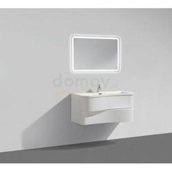 Тумба для умывальника BelBagno Formica 90, подвесная, Bianco Lucido