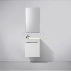 Тумба для умывальника BelBagno Mini 50, подвесная, правая, Bianco Lucido