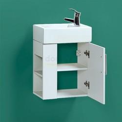 Тумба для умывальника Акваль Паола 46 подвесная правая