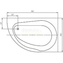Акриловая ванна Aquatek Вирго 150x100