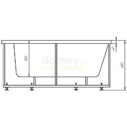Акриловая ванна Aquatek Вирго 150x100
