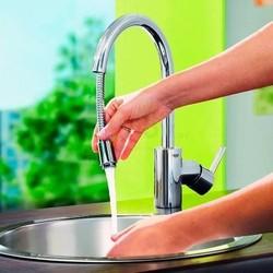 Смеситель для кухни Grohe Eurostyle Cosmopolitan 31126002, с выдвижной лейкой