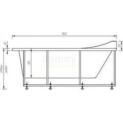 Акриловая ванна Aquatek Европа 180x80