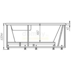 Акриловая ванна Aquatek Калипсо 146x146