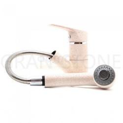 Смеситель для кухни Gran-Stone GS-6003, с выдвижной лейкой, синий