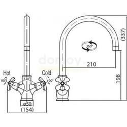 Смеситель для кухни Belbagno Slip