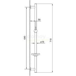 Душевая стойка c тропическим душем IDDIS TSH0601