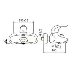Смеситель для ванны Oras Vienda 1740Y