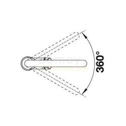 Смеситель для кухни Blanco Carena 520972, темная скала