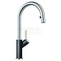 Смеситель для кухни Blanco Carena-S 520980, с выдвижной лейкой, антрацит