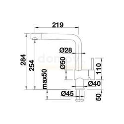 Смеситель для кухни Blanco Linus 516704, шампань