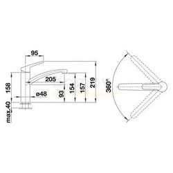 Смеситель для кухни Blanco Nea 519406, белый