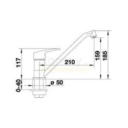 Смеситель для кухни Blanco Wega 137228