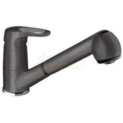 Смеситель для кухни Blanco Wega-S 518805, с выдвижной лейкой, темная скала