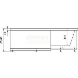 Акриловая ванна Aquatek Оракул 180x125