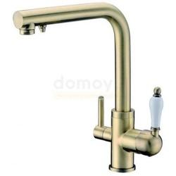 Смеситель для кухни ZorG Clean Water 313 ZR 313 YF-50, под фильтр, бронза