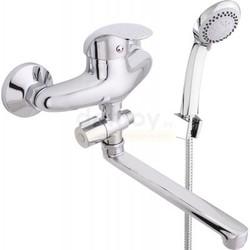 Смеситель для ванны Rubineta Prince P-12/C Sher (20) P21K02, настенный, с лейкой