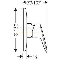 Смеситель для душа Hansgrohe Logis 71606000, встраиваемый