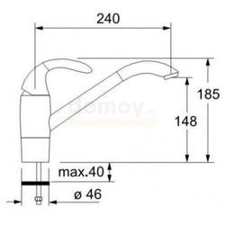 Смеситель для кухни Franke Ribbon 810 115.0007.409 хром/белый
