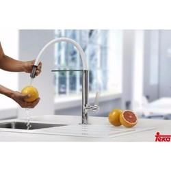 Смеситель для кухни Teka FO 937 62937020FW, с выдвижной лейкой, белый
