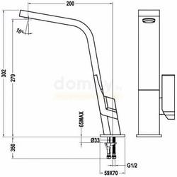 Смеситель для кухни Teka IC 915 33915020T, топаз