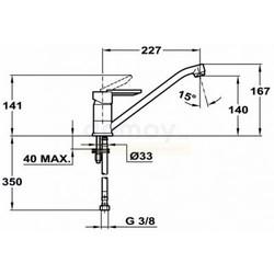 Смеситель для кухни Teka ML 81913621I