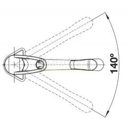 Смеситель для кухни Blanco Notis 523249, темная скала