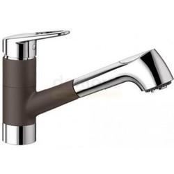 Смеситель для кухни Blanco Notis-S 523258 с выдвижной лейкой, кофе