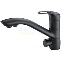 Смеситель для кухни ZorG Clean Water 404 ZR 404 KF, под фильтр, антрацит