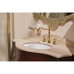 Смеситель для умывальника Cezares Diamond BLS2, Swarovski, золото