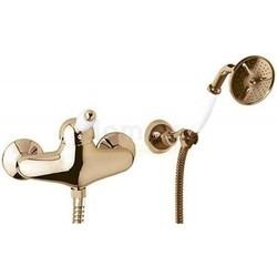 Смеситель для душа Cezares Elite D с лейкой, настенный, бронза