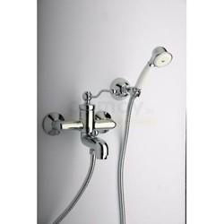 Смеситель для ванны Paini Duomo, настенный, с лейкой, хром