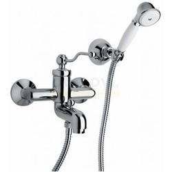Смеситель для ванны Paini Duomo, настенный, с лейкой, хром