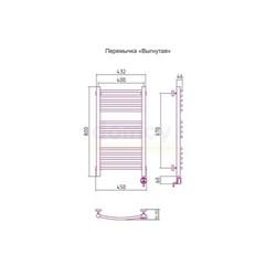 Полотенцесушитель водяной Сунержа Богема 80x40, прямые