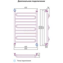Полотенцесушитель водяной Сунержа Элегия 100x60 ( золото )