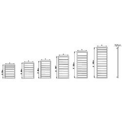 Полотенцесушитель Stinox Tempra 50x90, электрический